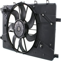 Замената на вентилаторот за ладење на вентилаторот за замена, компатибилен со 2011- Chevrolet Cruze 2012- Buick Verano Radiator