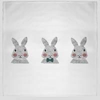Едноставно Дејзи Лорел Дрво зелено зајаче тројки за велигденска област, 4 '6' '
