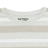Седум дабови момчиња мулти-печатени маички со долги ракави, големини со 4-16