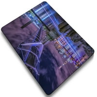 Каишек Пластични Хард Школка Случај Покритие Само За Ослободување Macbook pro S XDR Дисплеј Модел: А М2 Виолетова серија 0337